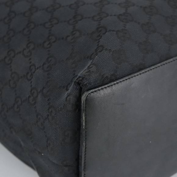 GUCCI GG Canvas Tote Bag Black Gold 002 1097 2404 Auth 97577 - Picture 16 of 16